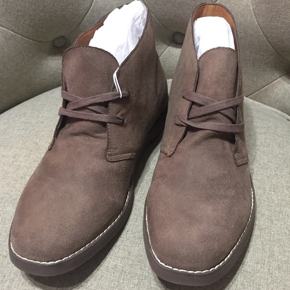 taupe chukka boots